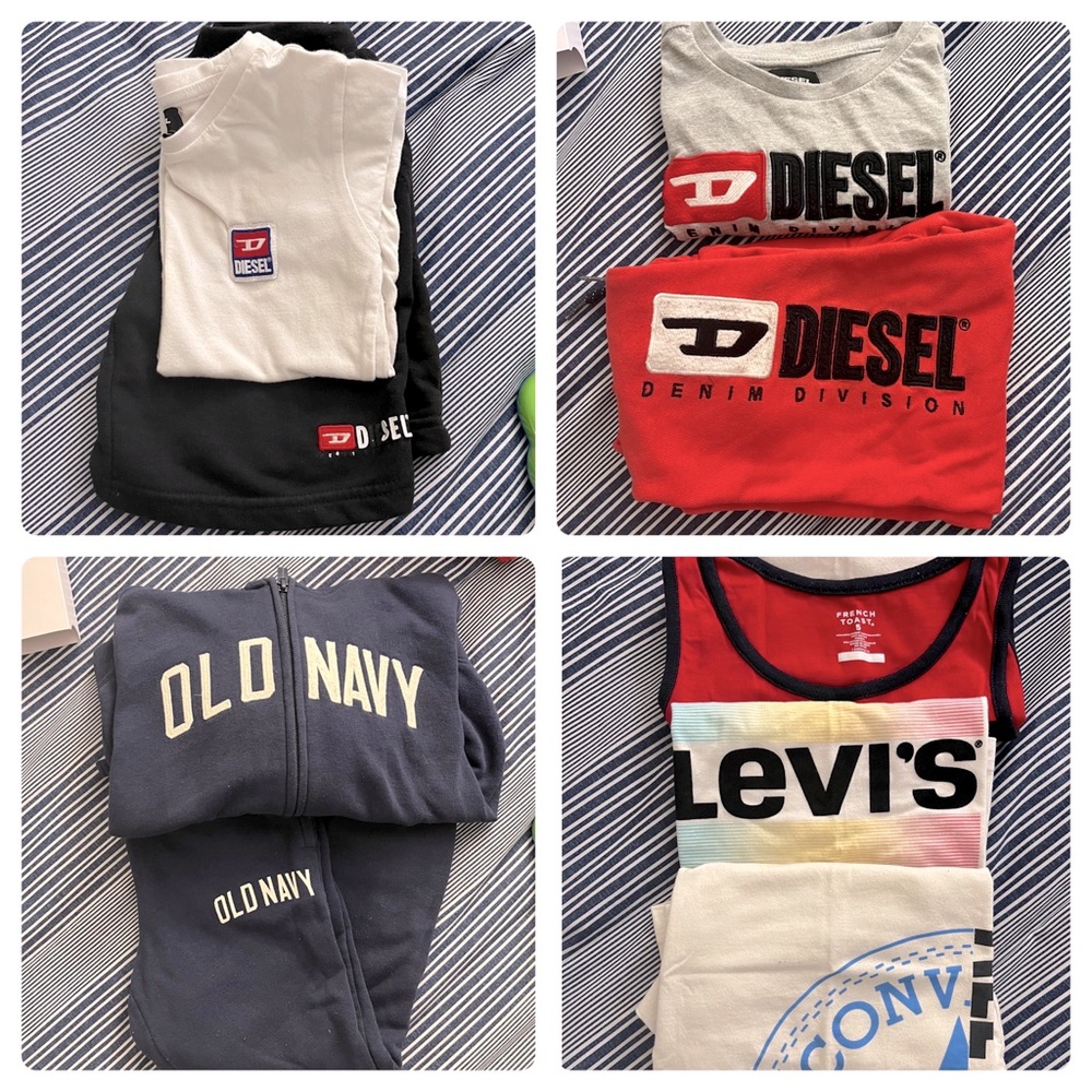 18PC DESIGNER & BRAND NAME LOT OF BOYS 5T CLOTHES